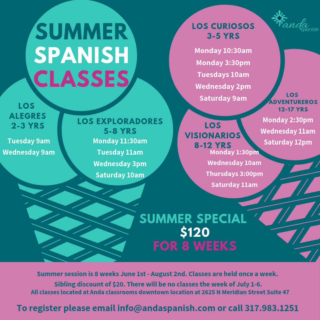 Anda Summer Spanish Classes